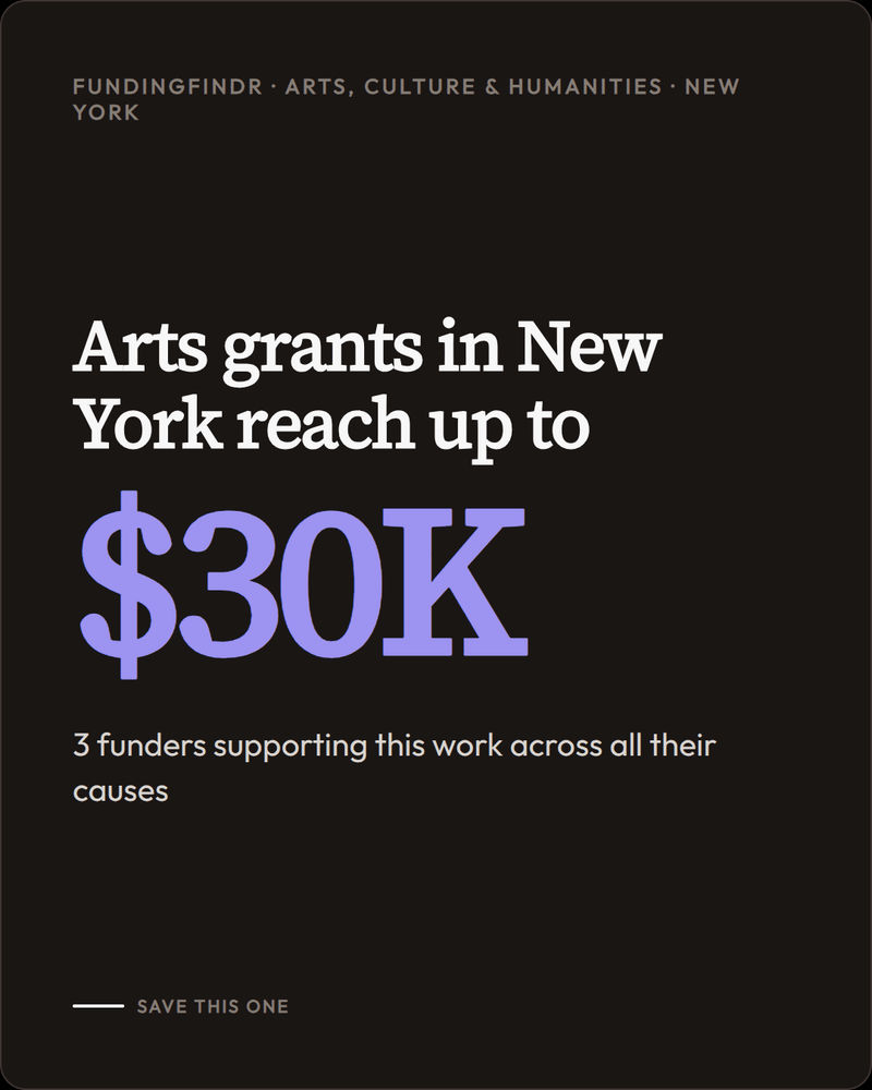 Who funds Arts, Culture & Humanities in New York